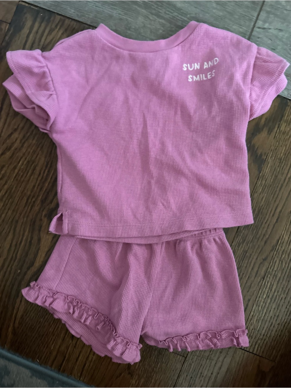 Baby Pink 'Sun and Smiles' Set